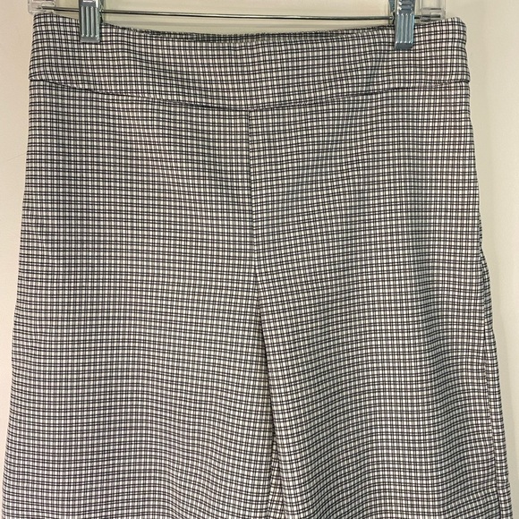 Rachel Zoe Wide Leg Cropped Black White Trouser Work Dress Pants Office Size 4 - Picture 3 of 11